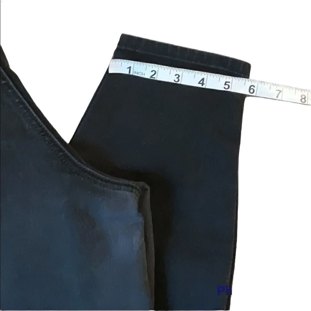 Vintage America Matchstick Nine West Skinny High waist black jeans size 14